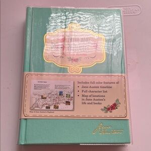 Mint Green 'Pride and Prejudice' Hardcover Book